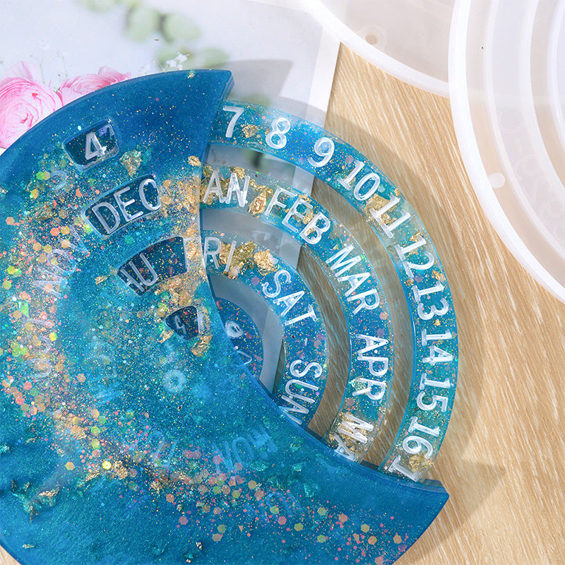 Advent Wall Calendar Silicone Molds For DIY Epoxy Resin M-HJ-RL003