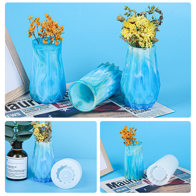 Pack of 3 Vases Resin Mold