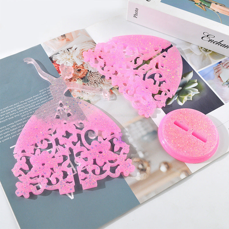Ballet Dancing Girl DIY Resin Crafts For Silicone Molds M-QZ-BLW001