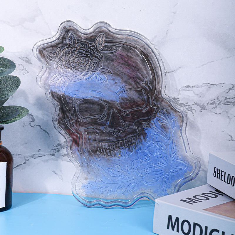 Halloween Style Tray Coaster Silicone Resin Mold