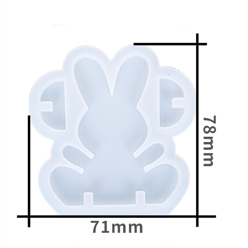 Bunny Easter Ornament Silicone Resin Mold