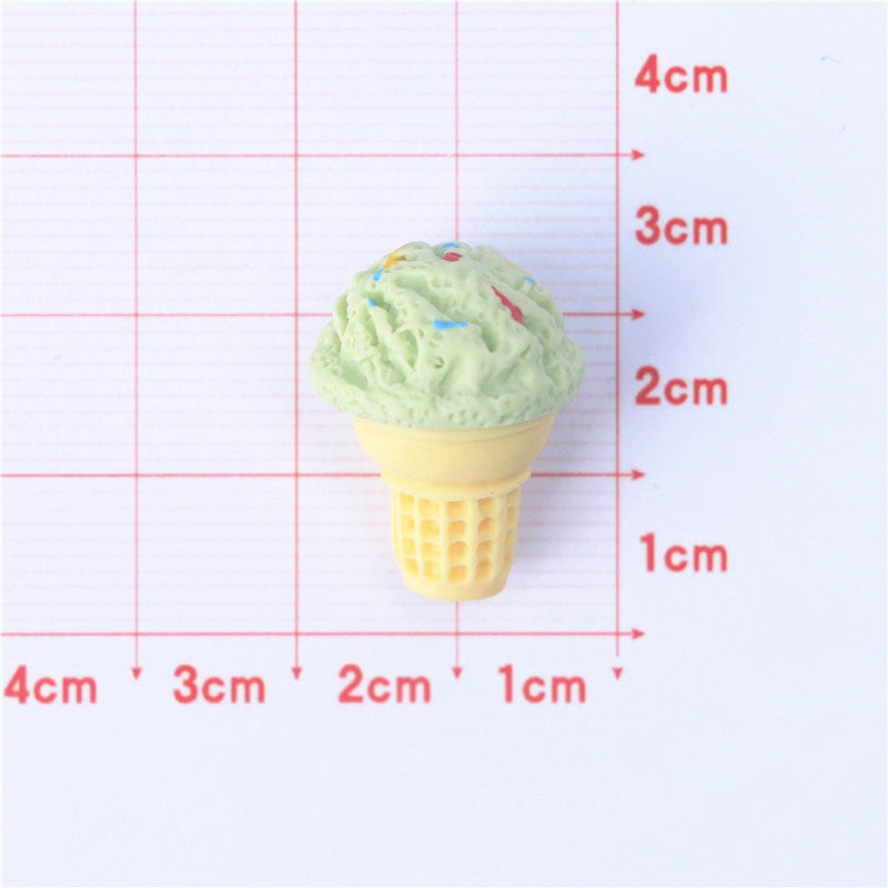 Ice Cream Playfood Resin Slime Charms Cabochons Ornament DIY Crafts 07