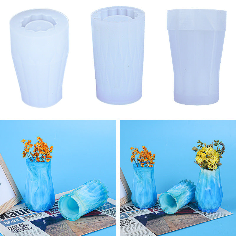 Pack of 3 Vases Resin Mold
