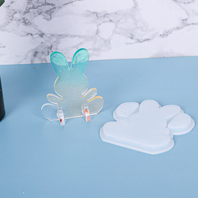 Bunny Easter Ornament Silicone Resin Mold