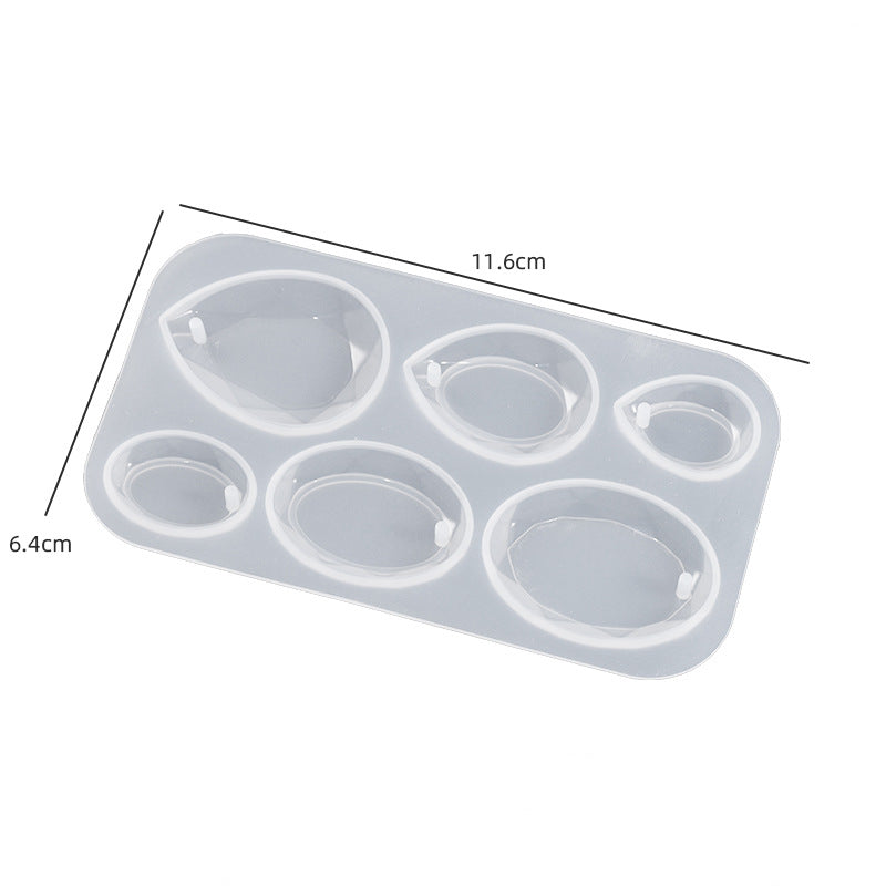 Jewelry Pendant Silicone DIY Necklace Mold For Resin