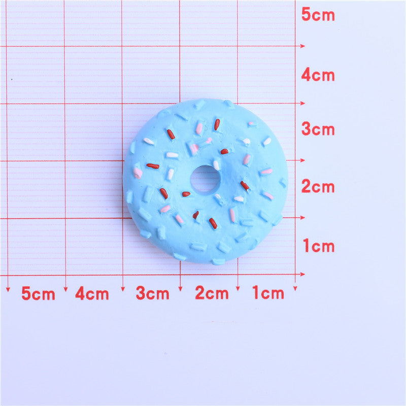 Donut Playfood Resin Slime Charms Cabochons Ornament DIY Crafts 01