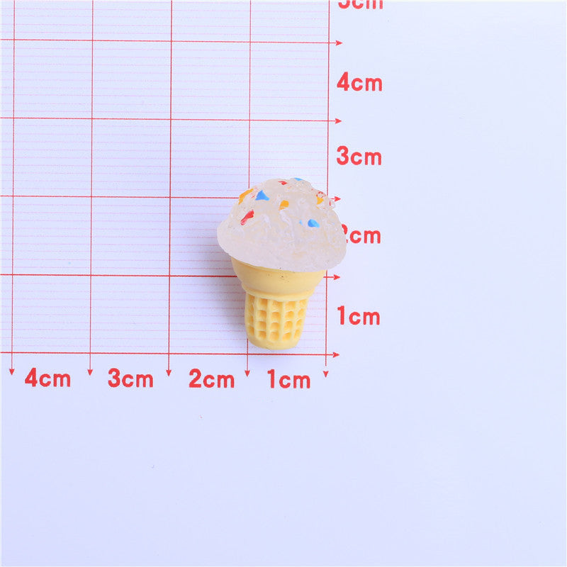 Ice Cream Playfood Resin Slime Charms Cabochons Ornament DIY Crafts 06