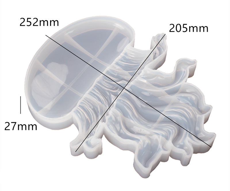 Jellyfish Shaped Silicone Resin Mold M-LXRH-SMX001