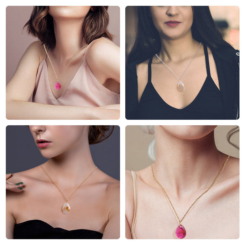 Jewelry Pendant Silicone DIY Necklace Mold For Resin