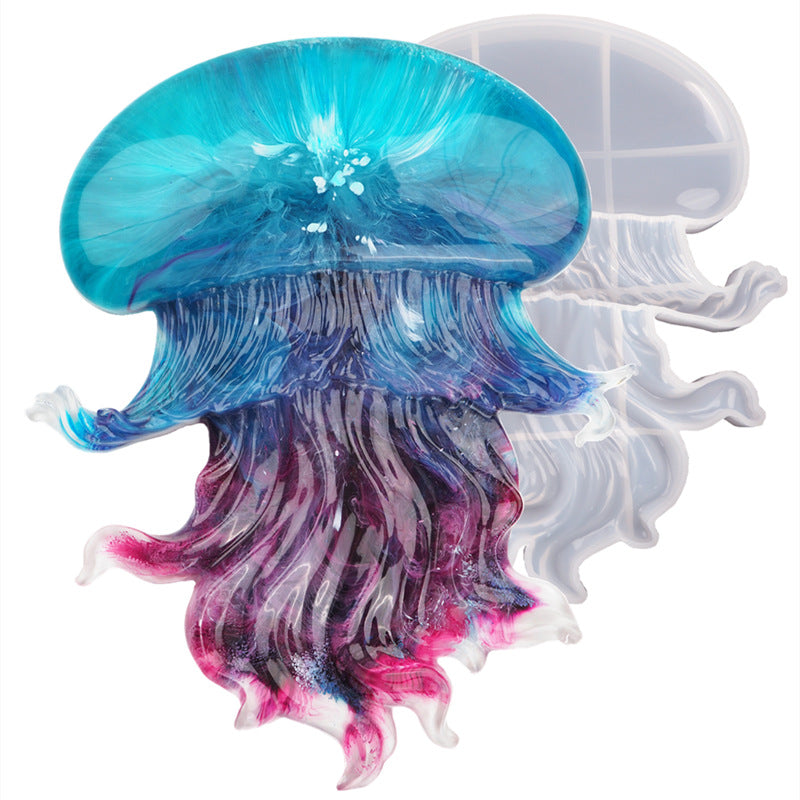 Jellyfish Shaped Silicone Resin Mold M-LXRH-SMX001