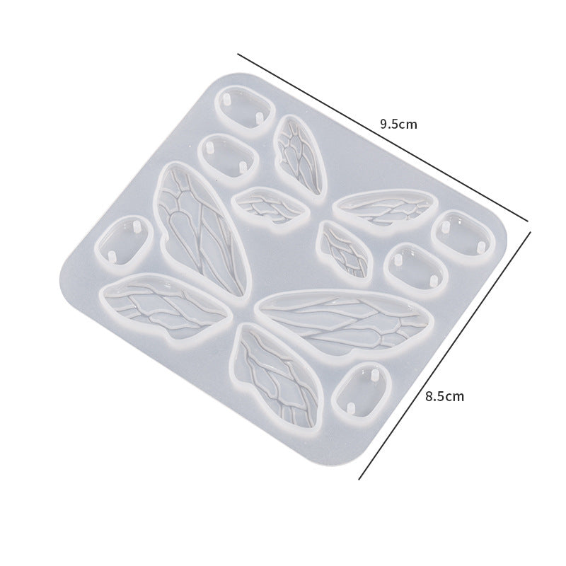 Butterfly Jewelry Pendant Silicone DIY Earrings Mold For Resin