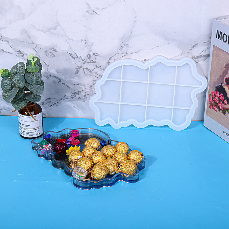 Halloween Style Tray Coaster Silicone Resin Mold