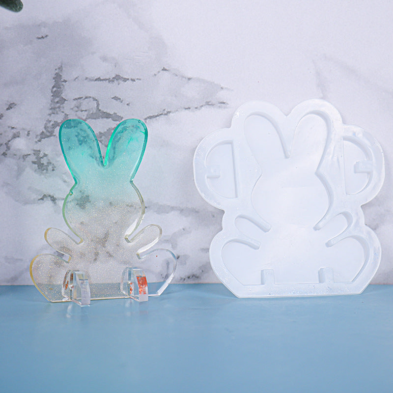 Bunny Easter Ornament Silicone Resin Mold