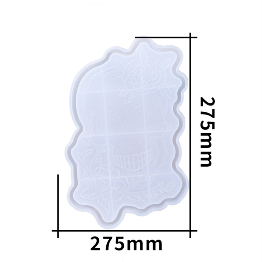 Halloween Style Tray Coaster Silicone Resin Mold