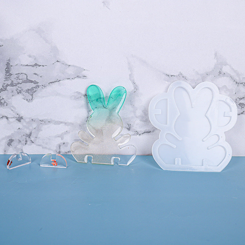 Bunny Easter Ornament Silicone Resin Mold