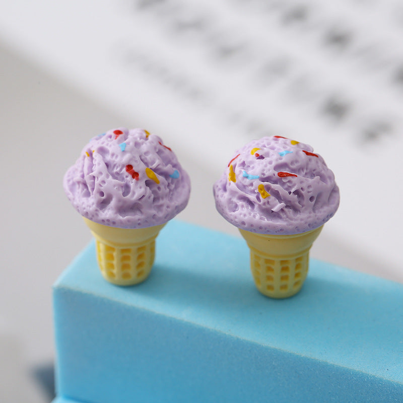 Ice Cream Playfood Resin Slime Charms Cabochons Ornament DIY Crafts 04
