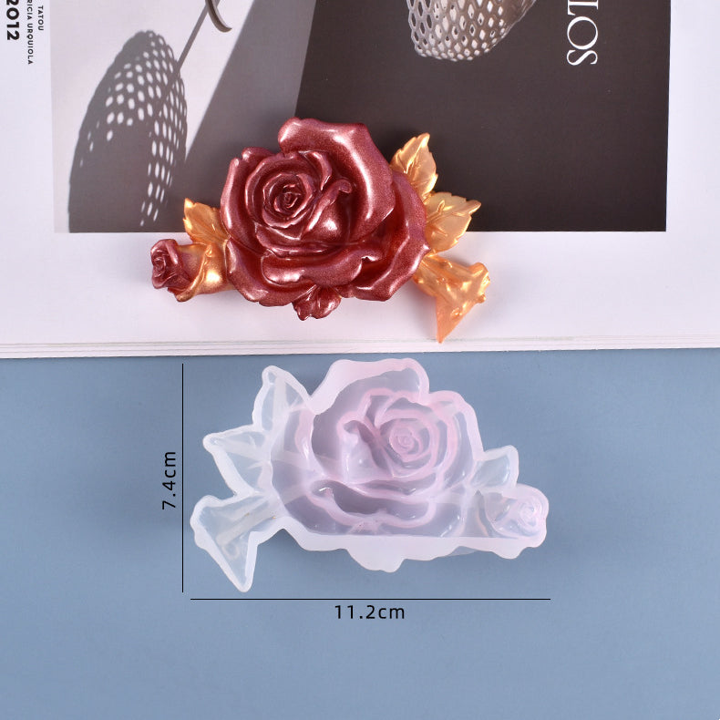 Rose Flower Silicone Resin Mold M-KY-MG002