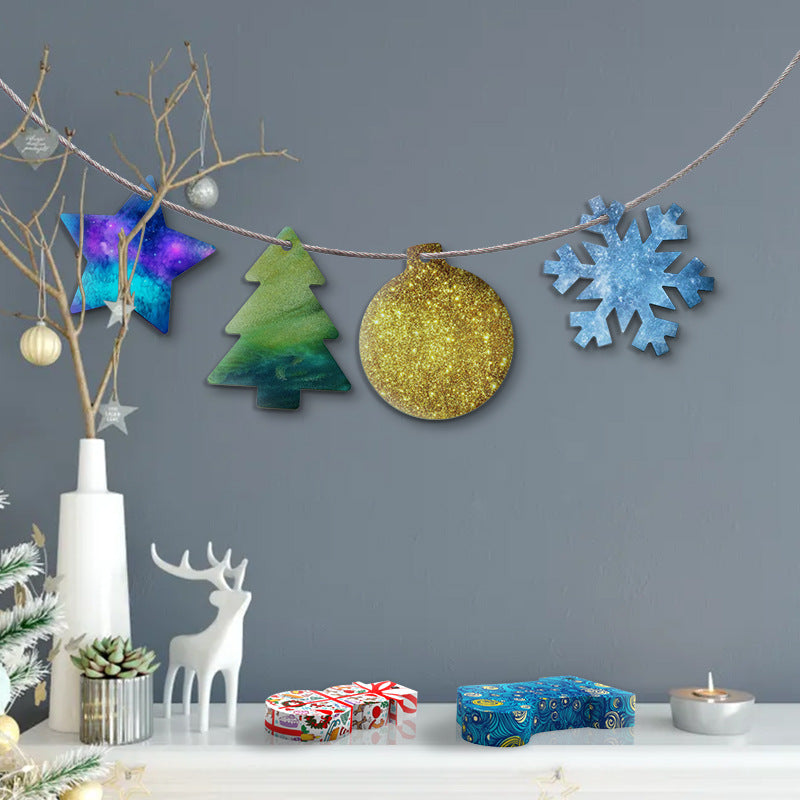Christmas Series Decoration Pendant Silicone Resin Mold M-YMR-SDGP009