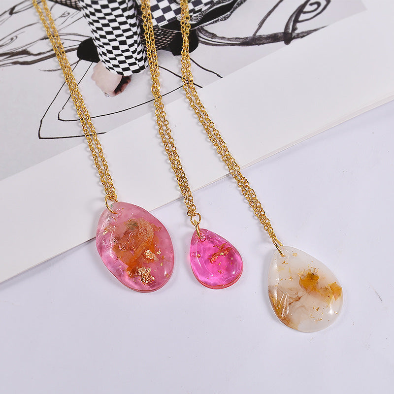 Jewelry Pendant Silicone DIY Necklace Mold For Resin
