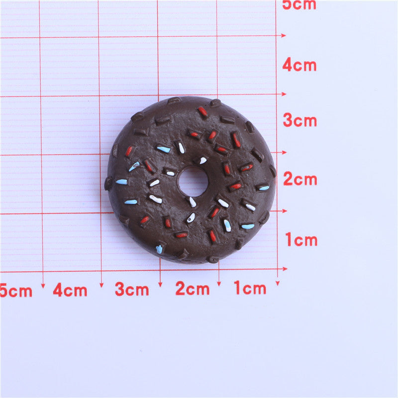 Donut Playfood Resin Slime Charms Cabochons Ornament DIY Crafts 05