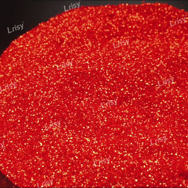 0.4mm Red Brightness Iridescent Glitter F338AR